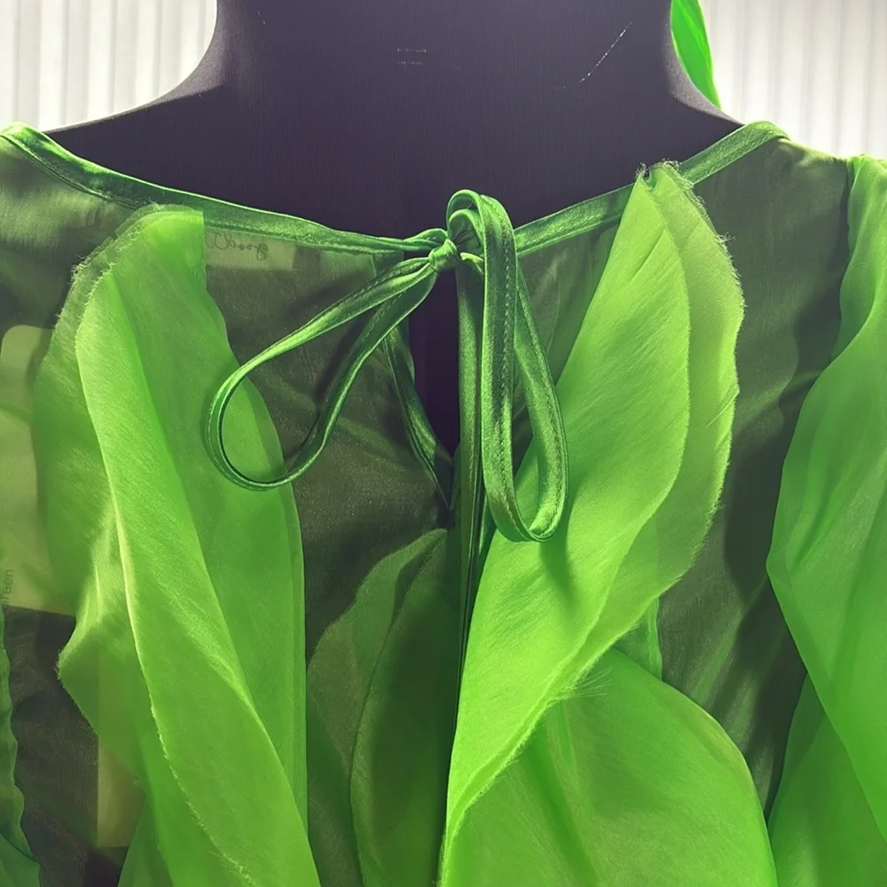 Vibrant Green Jumpsuit - Picture 5 of 13